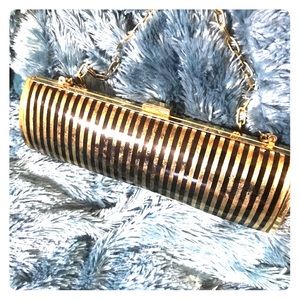 Nicole Miller clutch wallet with chain